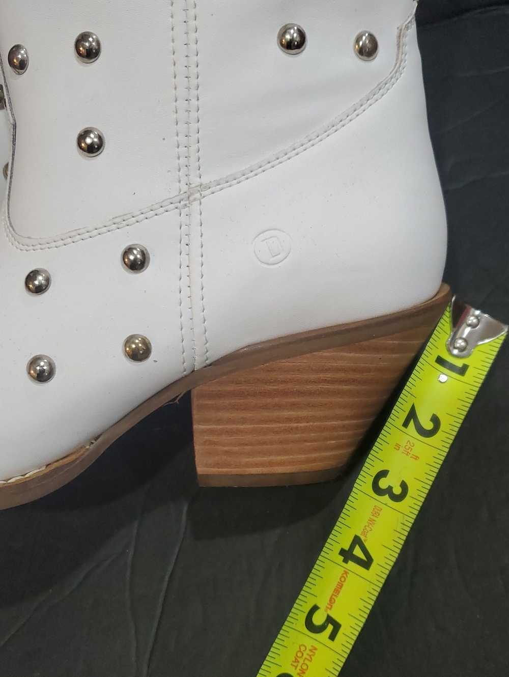Dingo 1969 Broadway Bingo white silver Cowboy Boots size 10 brand new - Picture 13 of 15